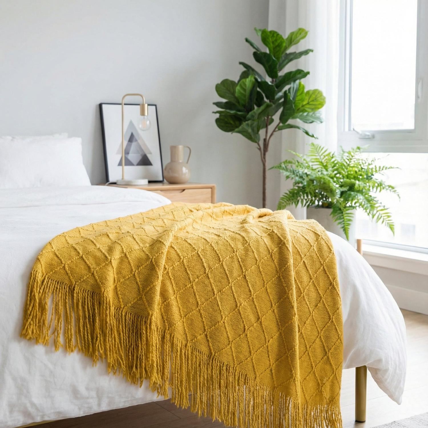 Aesthetic Throw Blanket For Living Room Accent Piece