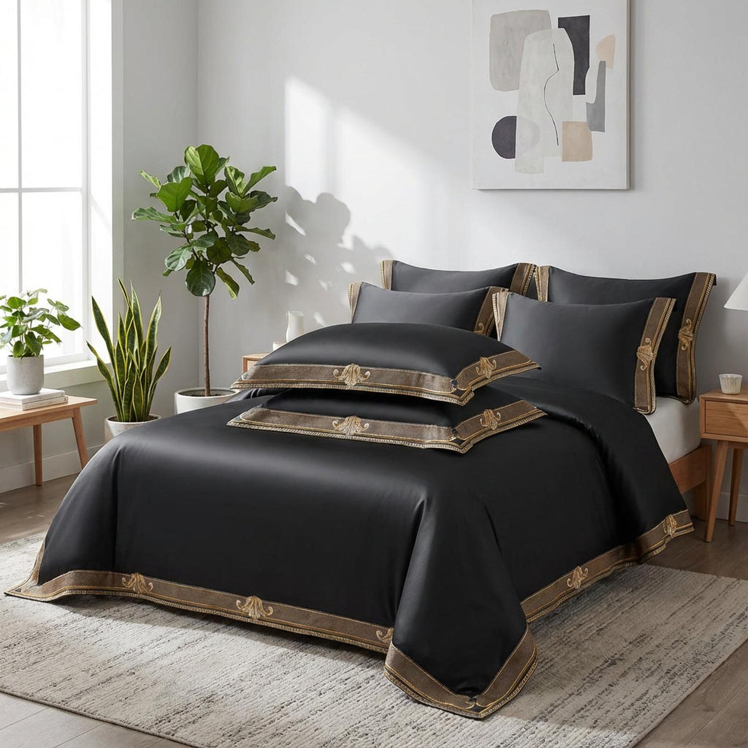 Aurelia Elegant Cotton Bedding Set Edition For Classic Sleep