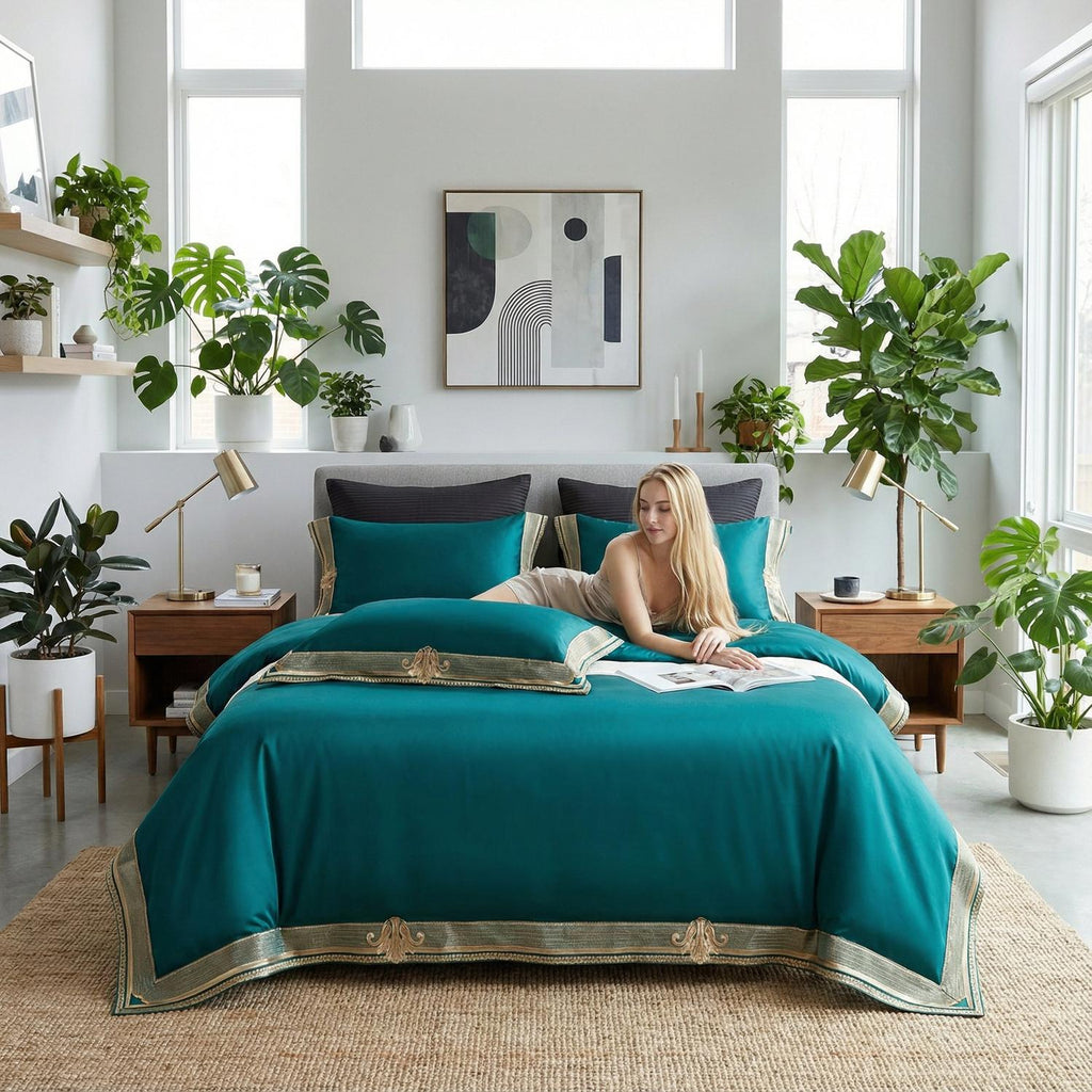 Aurelia Elegant Cotton Bedding Set Edition For Classic Sleep