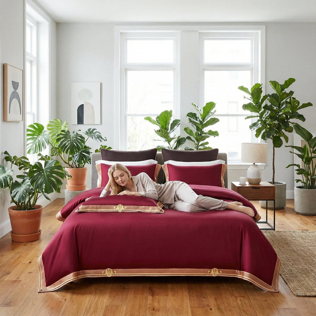 Aurelia Elegant Cotton Bedding Set Edition For Classic Sleep