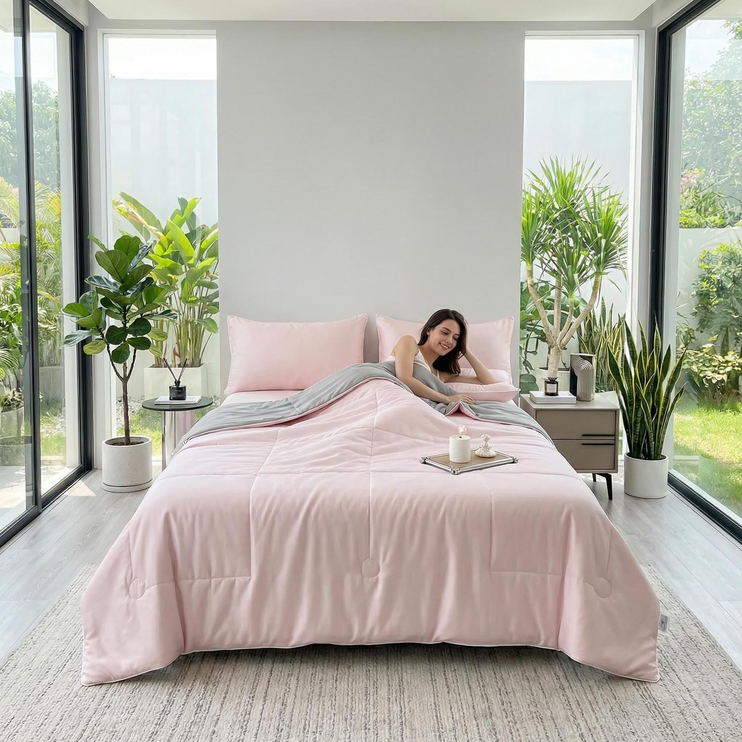Cooling Comforter Blanket for Warm Nights at Home Daily