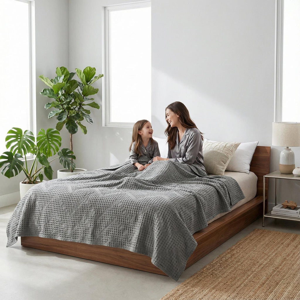 Soft Cotton Jacquard Towel Quilt For Bedding And Bedroom Decor