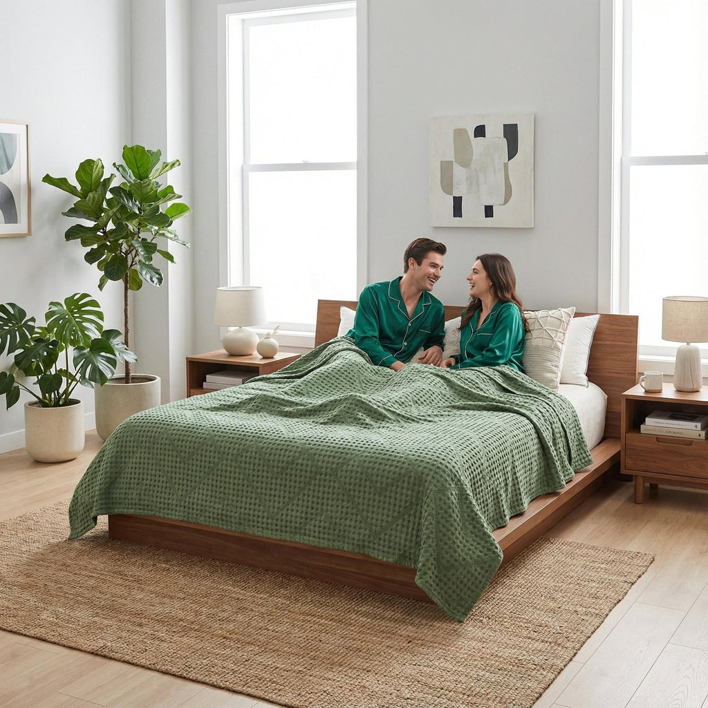 Soft Cotton Jacquard Towel Quilt For Bedding And Bedroom Decor