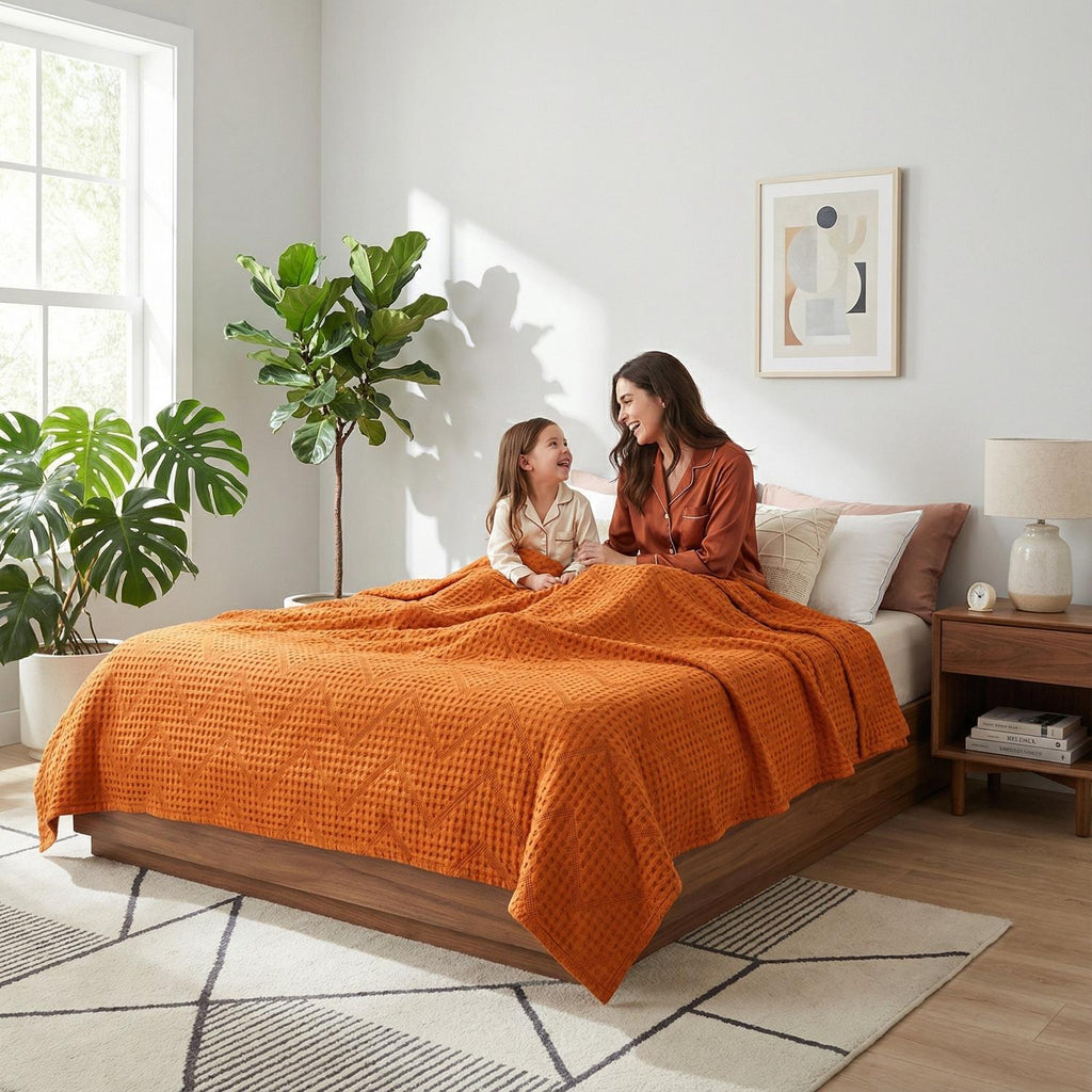 Soft Cotton Jacquard Towel Quilt For Bedding And Bedroom Decor