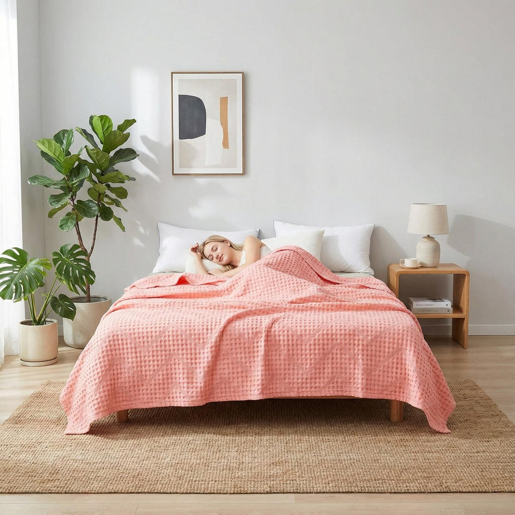 Soft Cotton Jacquard Towel Quilt For Bedding And Bedroom Decor