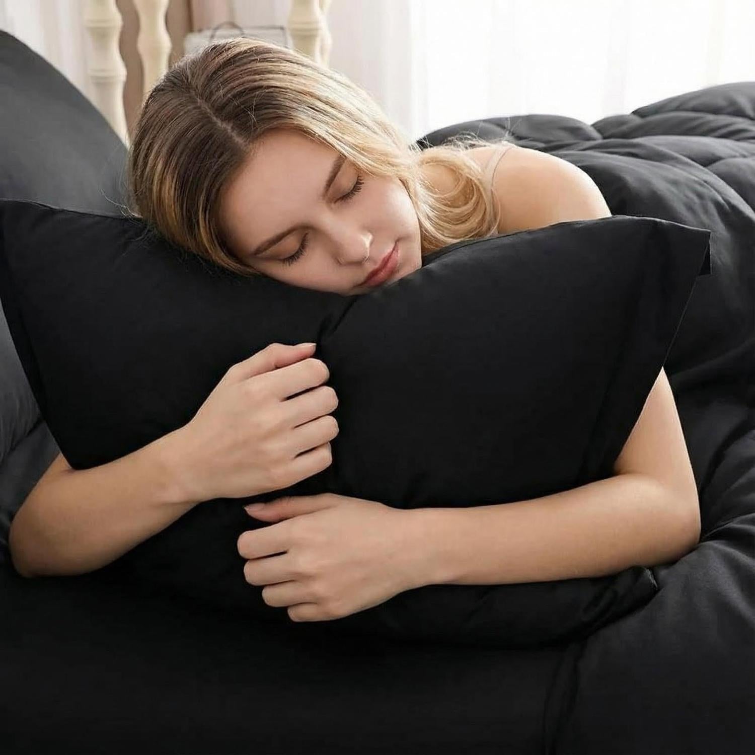 Aurora Diamond Grid Quilt Double Thick Comforter For Home And Hotel