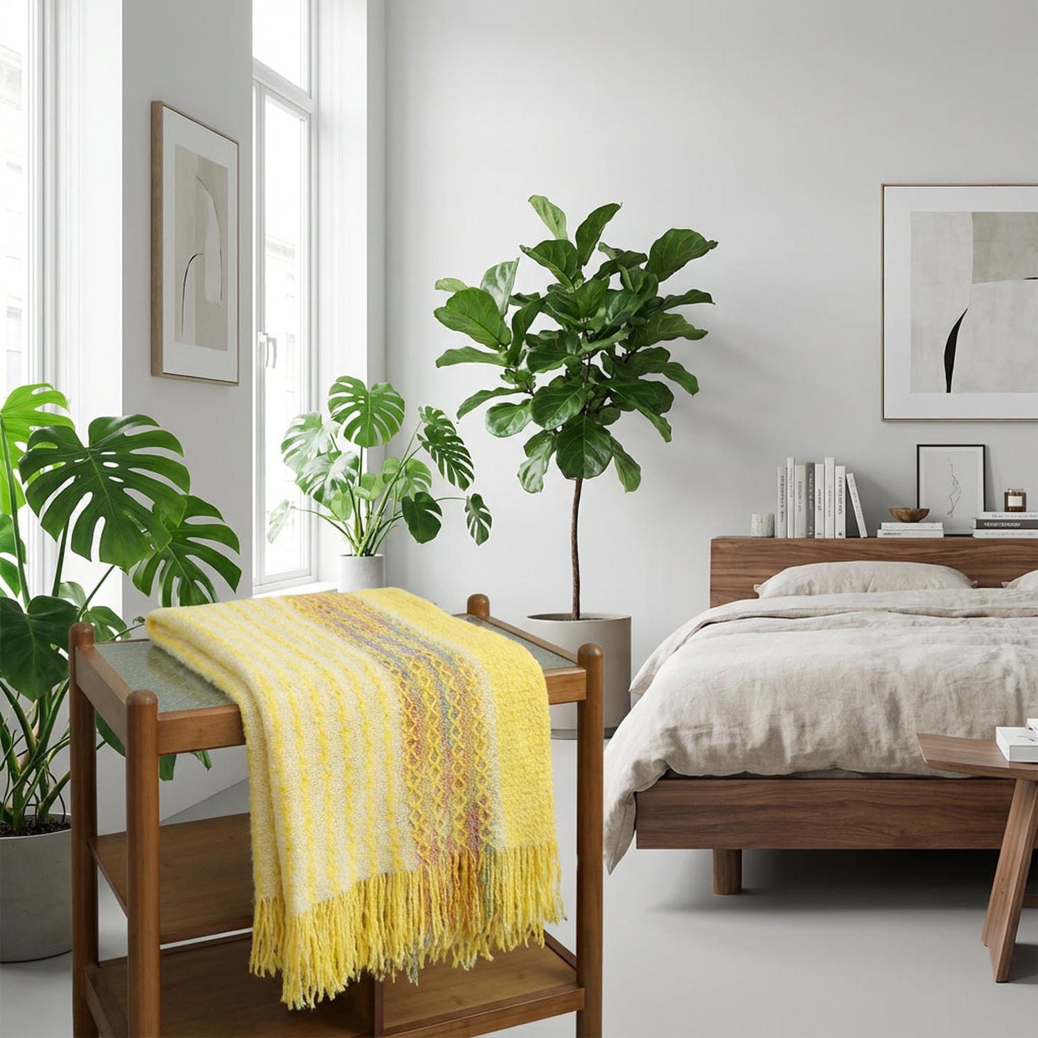 Aurora Lodge Nordic Flair Throw Blanket For Modern Living Rooms